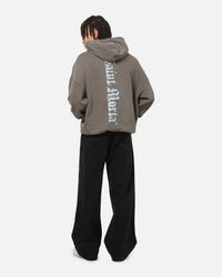 Saint Morta La Muerte Boxy Hoodie Washed Charcoal