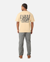 Carre Top Team T-Shirt Stone