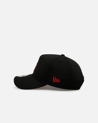 New Era Los Angeles Dodgers 'Easy Black And Scarlet' 9FORTY A-Frame Snapback Black/Scarlet