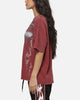 Worship Catharsis Box Crop T-Shirt Port Wine