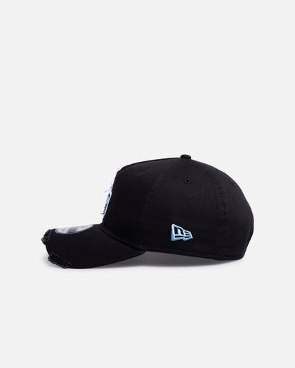New Era Los Angeles Dodgers 'Washed Frayed' 9FORTY A-Frame Snapback Washed Black