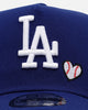 New Era Los Angeles Dodgers 'Baseball Hearts' 9FORTY A-Frame Snapback Official Team Color