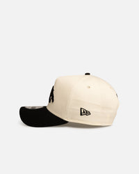 New Era Penrith Panthers 'Chrome Black' 9FORTY A-Frame Snapback White/Black
