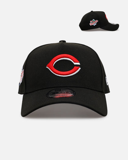 New Era Cincinnati Reds 'Black And Team Color' 9FORTY A-Frame Snapback Black/Official Team Color