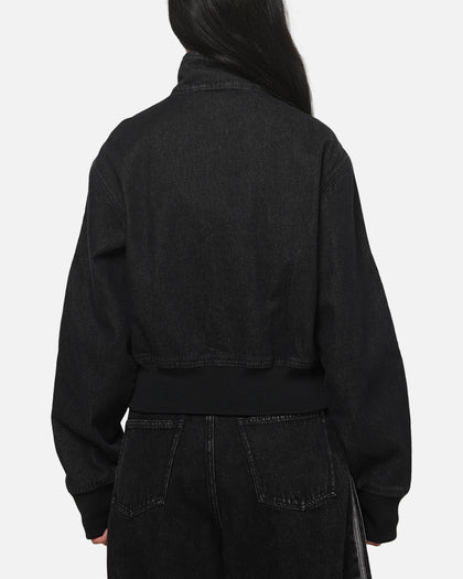 Adidas Women's Firebird Denim Track Jacket True Black