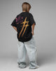 Loiter Melancholy T-Shirt Black Acidwash