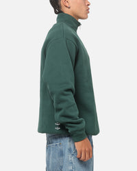Vouseti The OG Quarter Zip Crewneck Forest Green