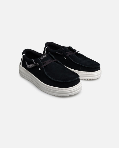 Hey Dude Rev Suede Argan Oil Black