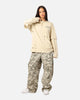 Mitchell & Ness Los Angeles Lakers Chromed Mock Long Sleeve T-Shirt Khaki