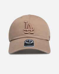 47 Brand Los Angeles Dodgers "Latte" Clean Up Strapback Latte