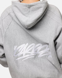 Carre Grit Zip Hoodie Grey Marle
