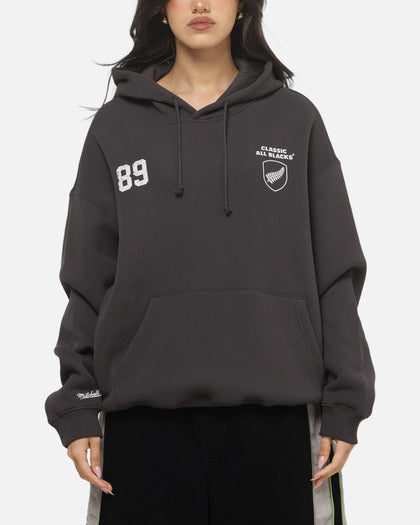 Mitchell & Ness Classic All Blacks Box Hoodie Washed Black