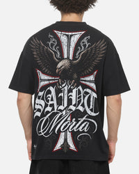 Saint Morta Liberty Boxy T-Shirt Vintage Black