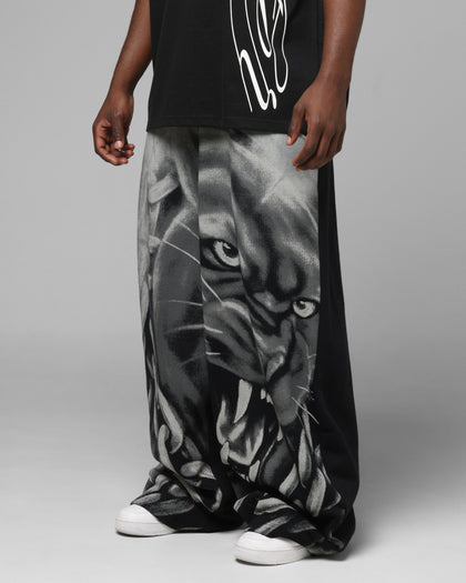 Loiter Airbrush Sweatpants Black