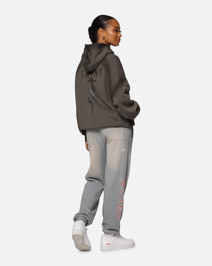 Saint Morta Daggers Premium Hoodie Contrast Brown