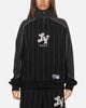 Carre Las Vegas City Series Quarter Zip Crewneck Black Pinstripe