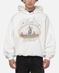 Represent Beach Boys Script Hoodie Blue Tie Dye