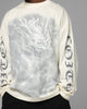 Loiter Drako Airbrish Long Sleeve T-Shirt White