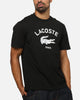 Lacoste Soft Branding Croc Logo T-Shirt Black