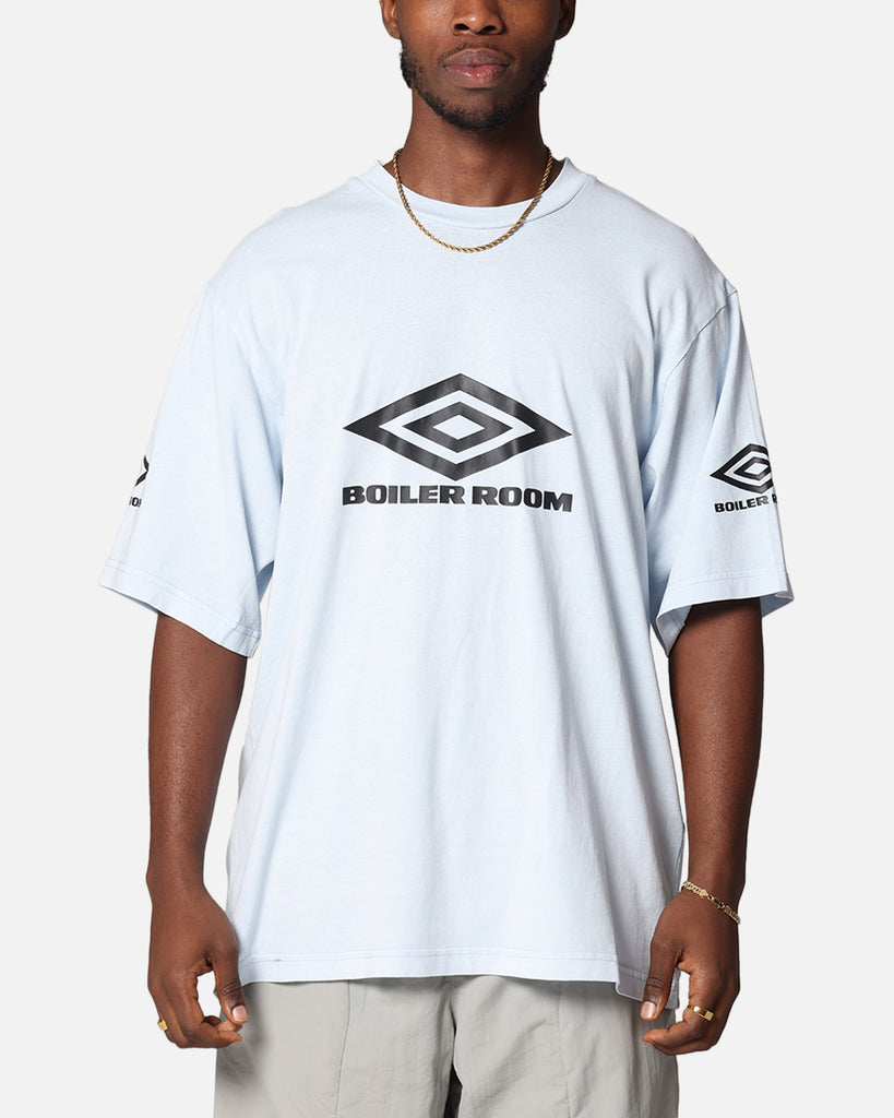 Boiler Room X Umbro Washed T-Shirt Blue | Culture Kings
