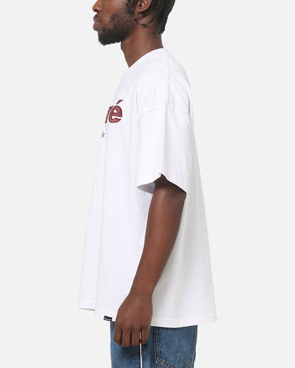 Carre Applique T-Shirt Solid White
