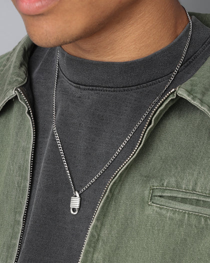 NXS Locked Out Necklace Stainless Steel