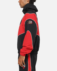 Mitchell & Ness Chicago Bulls Nylon Tracksuit Jacket Black/Red