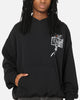 Jordan Brooklyn Shattered Back Board Oversized Pullover Hoodie Black