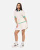 Adidas Women's Originals Knit Polo T-Shirt Chalk White