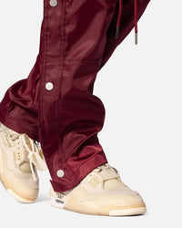 MNML Snap Front Cargo Pants Red