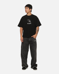 X-Large Rhinestone Gorilla Fit T-Shirt Pigment Black