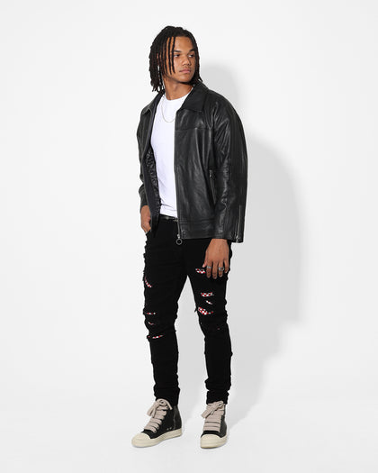 Saint Morta Checks Summum Jeans Black/White