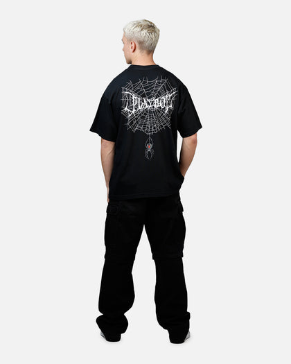 Playboy Black Widow Boxy T-Shirt Black/Red