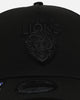New Era Brisbane Lions 'Triple Black' 9FORTY A-Frame Snapback Black