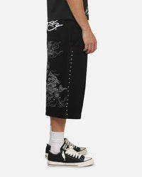 Ed Hardy Studded Tailored Jorts Black