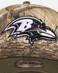 New Era Baltimore Ravens 'NFL Season Kick Off' 9FORTY A-Frame Snapback Realtree/Olive