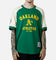 Pro Standard Oakland Athletics Double Knit Raglan T-Shirt Green