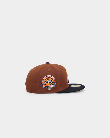 New Era Houston Astros 'Harvest' 59FIFTY Fitted Dark Brown