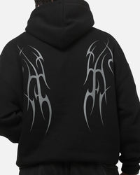 Saint Morta Consortium Boxy Hoodie Black