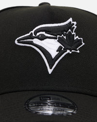 New Era Toronto Blue Jays 'Easy Black and White' 9FORTY A-Frame Snapback Black/White