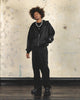 404 Function Zip Hoodie Black