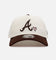 New Era Atlanta Braves 'Pink Satin Hearts Walnut' 9FORTY A-Frame Snapback Chrome/Walnut
