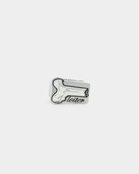 Loiter Breaking Bones Ring Silver/Black