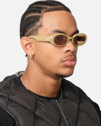 Le Specs Work It Sunglasses Taupe