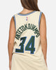 Nike Giannis Antetokounmpo Milwaukee Bucks #34 City Edition 2025/26 NBA Swingman Jersey Flat Opal/Green