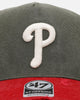 47 Brand Philadelphia Phillies 'Utilitarian' 47 Offside Strapback Moss