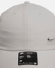 Nike Unstructured Dri-Fit Club Metal Swoosh Strapback Cap Light Bone/Metallic Silver