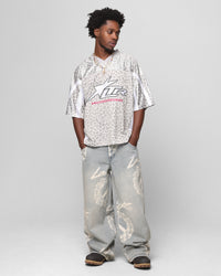 Loiter End Zone Jersey Snow Leopard