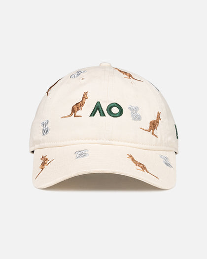 New Era Australian Open '26 Aussie Icons 9TWENTY Casual Strapback Light Beige