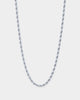 Saint Morta 4mm Rope Chain White Gold